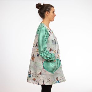 Bata Don Quijote Verde Manga Larga