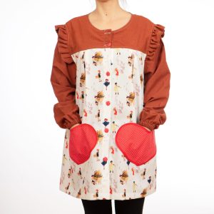 Bata Musical Marrón Manga Larga